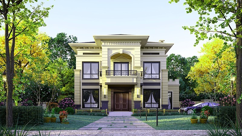 乐至中式合院住宅，开放庭院与邻里乡亲更亲近